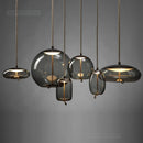 Axya Nordic Modern LED Glass Pendant Lights for Kitchen Living Room and Cafe