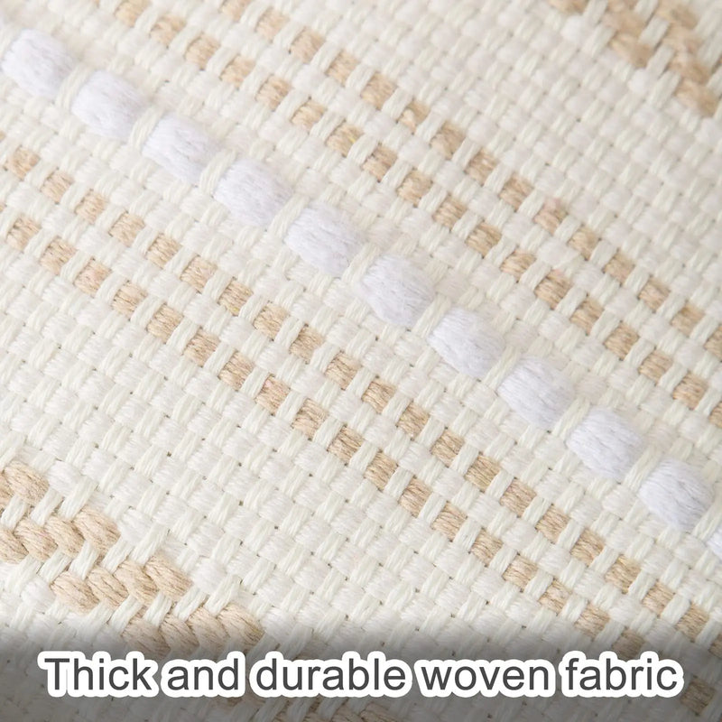 Axyaa Bohemia Tufted Woven Cushion Covers Set of 2