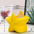 Axyaa Fruits Shape Vase Green Pot Flower Arrangement Creative Cartoon Room Decor