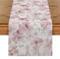 Watercolor Halo Dyed Table Runners by Axyaa: Elegant Dining Decor & Party Supplies