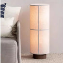 Axyaa Japanese Retro Fabric Floor Lamp. Rechargeable Desk Lamp in Traditional Wabi Sabi Style.