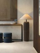 Axyaa Zen Pottery Pot Floor Lamp - Chinese Garden Stand Lamp