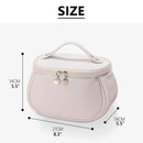 Axyaa Portable Waterproof Cosmetic Pouch with Handles