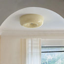 Axyaa Franch Cream Glass Ceiling Lamp Downlight for Living Room and Bedroom