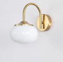 Axyaa Glass Ball Wall Lamp | Pink White Cream Stylish Lighting Fixture