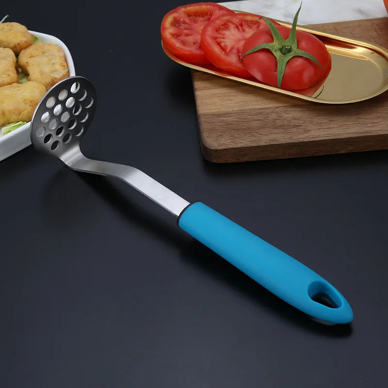 Axyaa Stainless Steel Potato Masher & Garlic Press - Kitchen Juice Maker