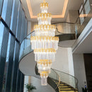 Axyaa Luxury Crystal Chandelier for Modern Villa Living Room