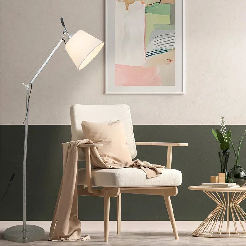 Adjustable LED Floor Lamp for Home Office Study, Axyaa Branded Simple Design
