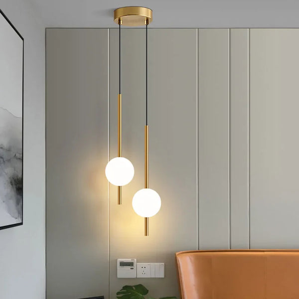 Nordic Pendant Light for Bedroom by Axyaa: Stylish LED Lighting for Home Décor