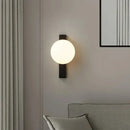 Axyaa Glass Ball Wall Sconce for Home Bedroom Bedside & Living Room Lighting