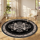 Axyaa French Round Carpet: Non-Slip, Waterproof, Anti-Fouling Rug for Living Room, Bedroom, and Sofa