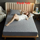 Axyaa Antibacterial Waterproof Mattress Protector - Padded, Non-Slip, Urine-Proof Cover