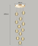 Axyaa Modern LED Pendant Light Chandeliers for Home Decor and Indoor Lighting