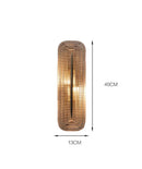 Nordic Glass Wall Lamp Study Porch Stainless Steel Bedroom Bedside Axyaa Design