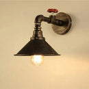 Axyaa Industrial Iron Pipe Wall Lamp for Bedroom, Cafe, and Staircase Lighting Fixtures