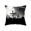 Axyaa Halloween Horror Graveyard Pattern Pillowcase