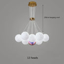 Axyaa Nordic Cream Moonlight Pendant Lamp for Living Room, Bedroom, Children's Room, Dining Room