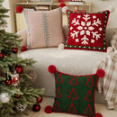 Axyaa Red Christmas Sofa Cushion - Limited Edition Festive Living Room Decor