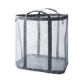 Axyaa Mesh Laundry Basket: Large Capacity, Portable, Foldable, Wall Hanging Design Home Organizer