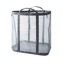 Axyaa Mesh Laundry Basket: Large Capacity, Portable, Foldable, Wall Hanging Design Home Organizer