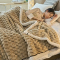 Axyaa Coral Velvet Sofa Blanket Farley