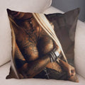 Axyaa Dark Gothic Tattoo Cushion Cover 45x45 cm
