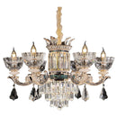 Axyaa Luxury European Villa Crystal Chandelier for Home Dining & Bedroom
