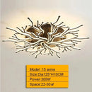 Axyaa Modern Led Chandelier for Living Room and Bedroom, AC85-265V Fixtures