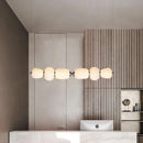 Axyaa Nordic LED Pendant Lights White Lampshade Hanging Lamps Bedroom Lighting