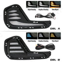 Axyaa LED Daytime Running Light DRL Fog Lamp Dynamic Turn Signal for Chevrolet Cavalier