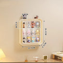 Axyaa Acrylic Dolls Display Stand Wall-Mounted Storage Case - POPMART Hand-made Display Box
