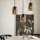 Axyaa Modern Glass Pendant Lamp for Restaurant Coffee Bar Kitchen Lighting