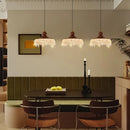 Axyaa Walnut Waterdrop Chandelier - French Antique Vintage Lighting for Various Spaces