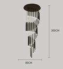 Axyaa Modern Stairway & Living Room Chandeliers - Indoor Lighting Fixtures