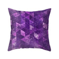 Axyaa Blue Purple Polyester Pillow Case Throw Pillow Cover