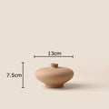Brushed Ceramic Vase Set by Axyaa - Minimalist Table Decor & Room Aesthetics