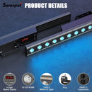 Axyaa 120W RGBW LED Wall Washer Light for Stage Party Club Concert Theater