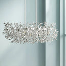 Axyaa Nordic Crystal Chrome Pendant Lamp for Home Decor & Lighting