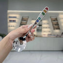 Axyaa Stainless Steel Enamel Spoon Set - Elegant European Tableware for Desserts