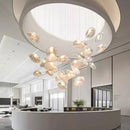 Axyaa Contemporary LED Ceiling Chandelier for Modern Bedroom and Dining Room