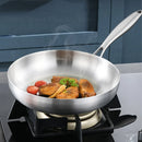 Axyaa 316 Stainless Steel Non-Stick Frying Pan Wok for Gas Stove Induction Pot