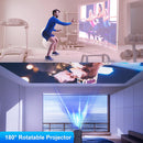 Axyaa 4K Android 11 Projector 390ANSI Wifi6 BT5.0 Portable Cinema Allwinner H713