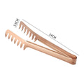 Axyaa Stainless Steel Kitchen Tongs: Color Comb Meal Clip for Non Stick Cookware