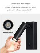 Axyaa Adjustable LED Wall Lamp: Eye-Caring Independent Switch, Ideal for Hotel & Home Bedside Lighting