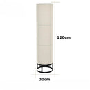 Axyaa Classical Linen Floor Lamp Retro Style Modern LED Floor Lights
