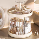 Axyaa Makeup Organizer with Rotating Base and Brush Holder