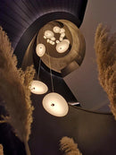 Axyaa Nordic Pebble LED Chandelier for Living Room, Restaurant & Staircase