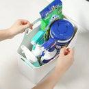 Axyaa Desktop Plastic Sorting Basket - Transparent Household Storage Solution