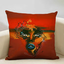 Axyaa African Woman Ethnic Cushion Cover 45x45cm