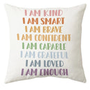 Axyaa Rainbow Sun Pattern Pillowcase for Children's Room & Living Room Decor